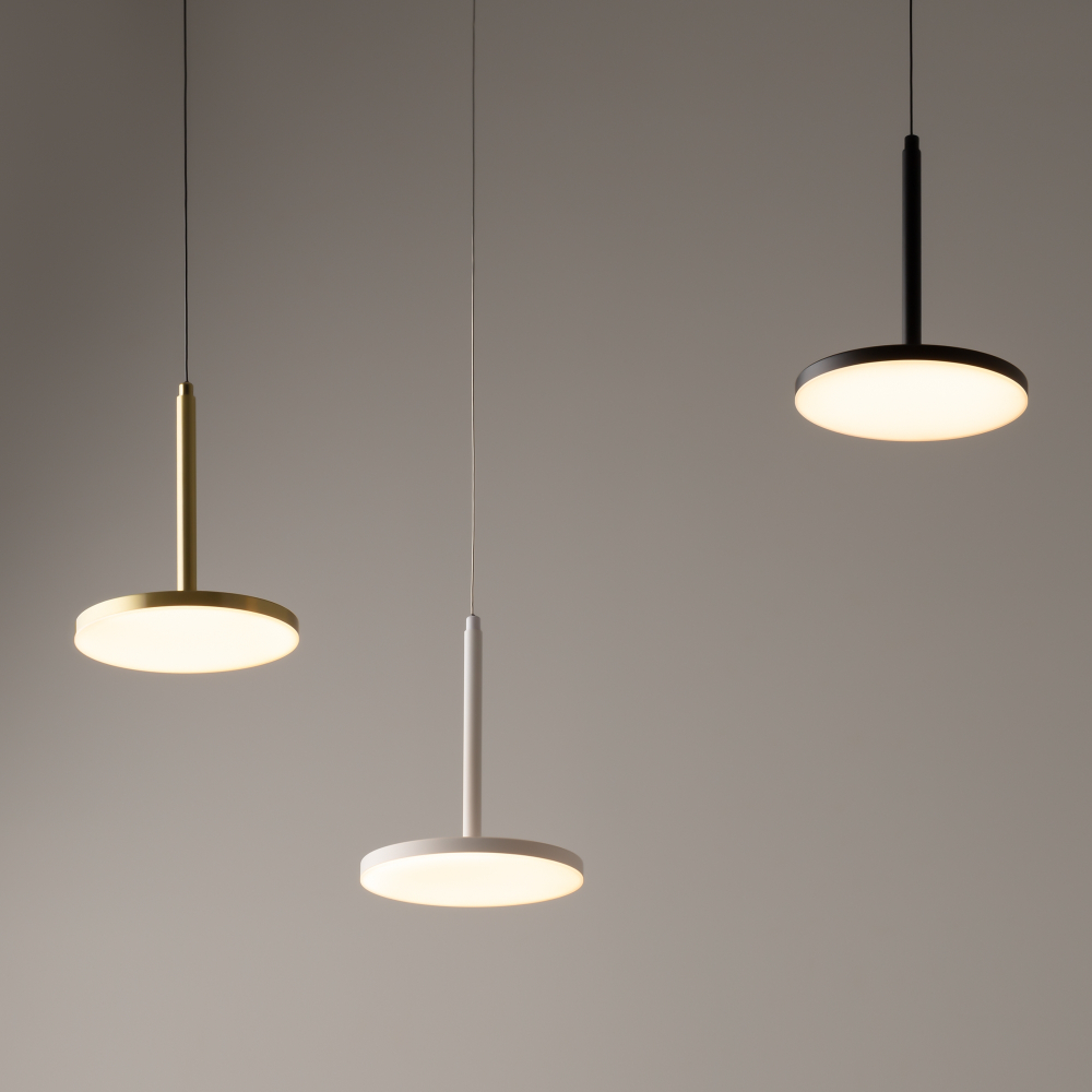 Подвесной светодиодный светильник Maytoni Plato P076PL-L12W3K-B
