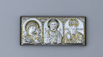 Спаситель, Казанская БМ, Николай Чудотворец, триптих, 34х77