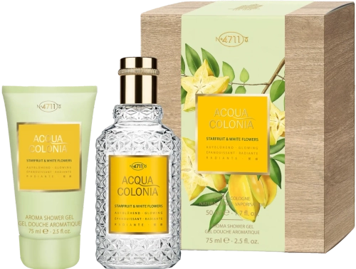 4711 Acqua Colonia Starfruit & White Flowers EDC 50 ml + Shower Gel 75 ml Set 1 pcs