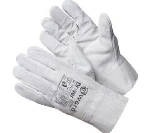Перчатки спилковые Серые  б/подкладки  раз.10(XL) /Gward Driver