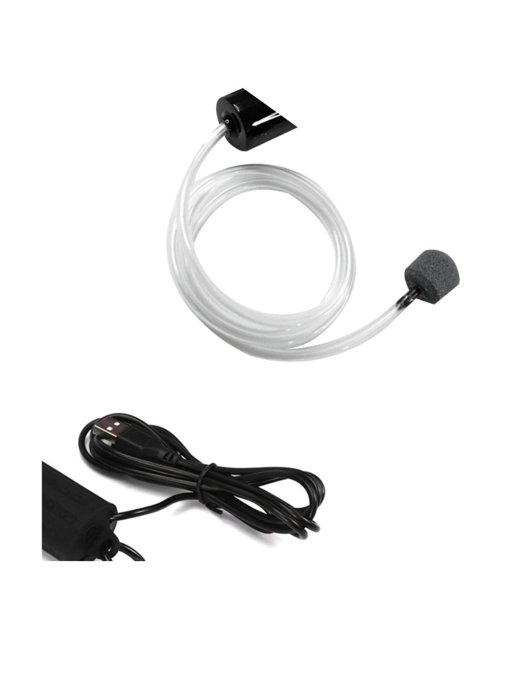 Компрессор (аэратор) кислородный для живца, аквариума от USB
