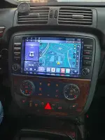 Магнитола для Mercedes-Benz R (W251) 2005-2015 (рамка с крутилками) - Kuberg EW-M906 QLed, Android 13, Быстрейшая, CarPlay, SIM-слот