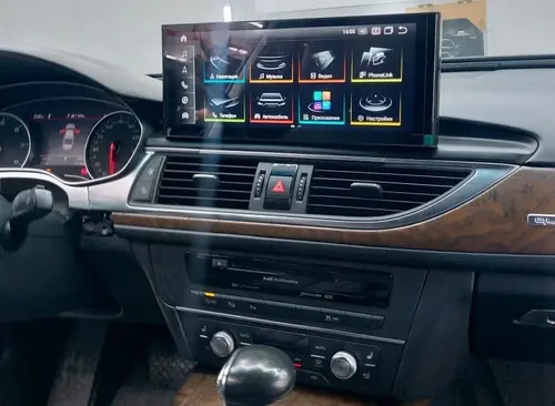Магнитола для Audi A6/A7 2016-2018 (взамен 8") - RDL-8506-16 монитор 12.3" на Android 13, Быстрая, CarPlay, 4G SIM-слот