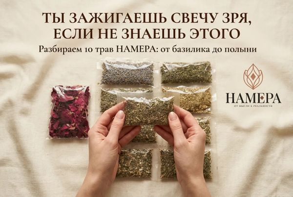 Травы в воске: зачем они нужны и как работают. Полный гид по растениям НАМЕРА Травы в воске: зачем они нужны и как работают. Полный гид по растениям НАМЕРА