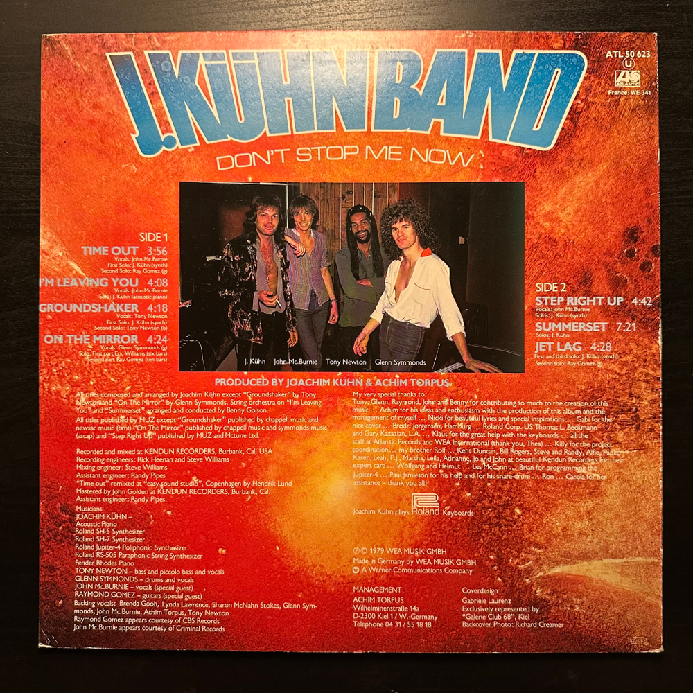 J. Kuhn Band - Don't Stop Me Now (Германия 1979г.)