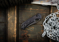 Складной нож SRM 9201-GB BlackWash сталь D2 рукоять Black G10
