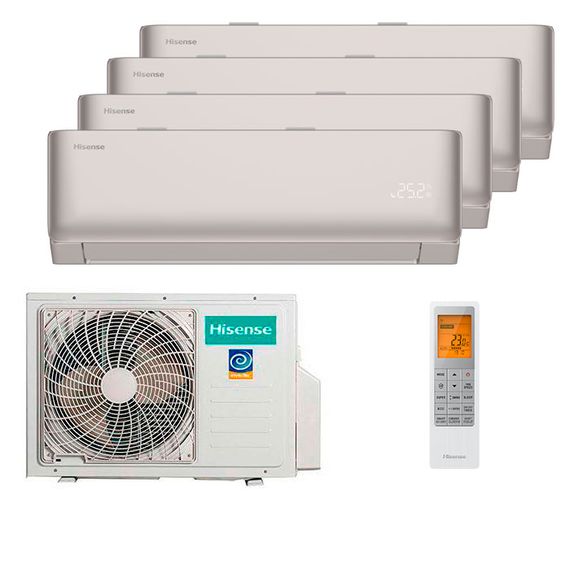 Мультисплит система на 4 комнаты Hisense AMS-09UW4RYCHD00(C) x 4 / AMW4-27U4RJC