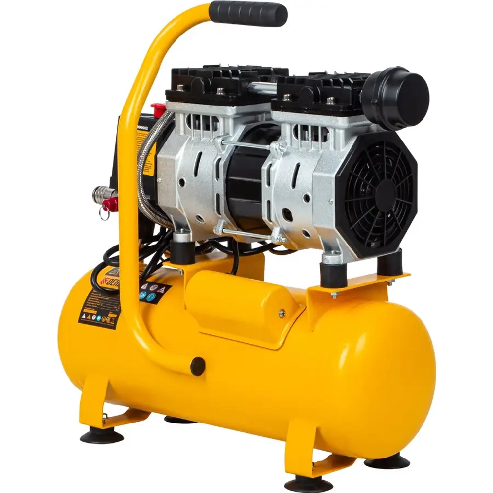 Компрессор DLS650/10 безмаслянный малошумный 650 Вт DENZEL 58021