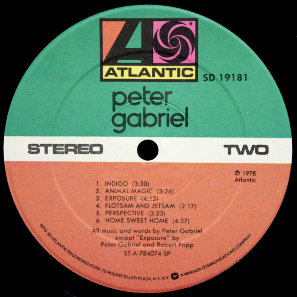 Peter Gabriel / Peter Gabriel II (LP)