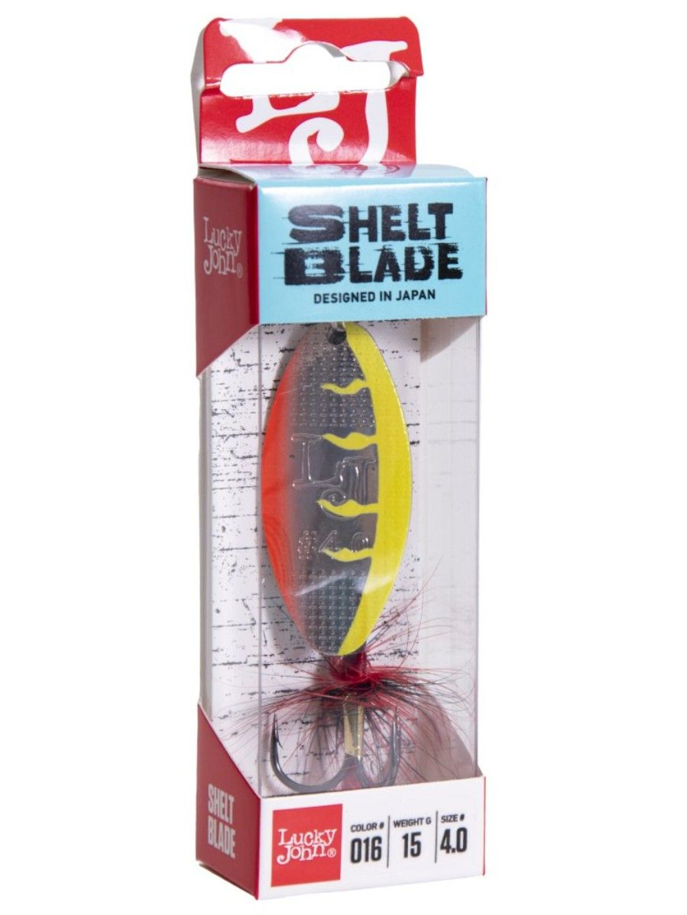Блесна вращающаяся Lucky John SHELT BLADE 3.0г 010 в блистере