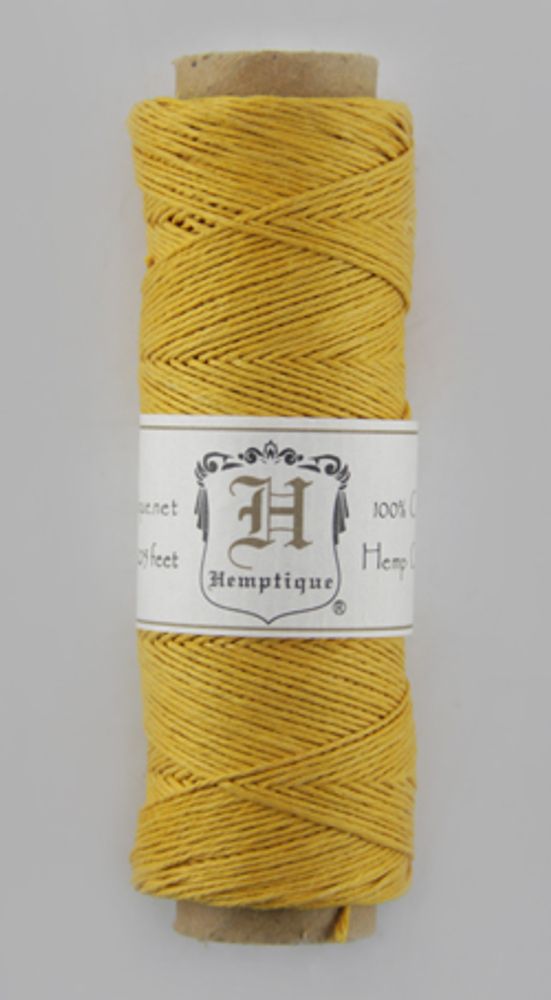 Шнур пеньковый ⌀0.5 мм / 62.5 метра, на катушке, 25 г, Hemptique HS10CO-GLD25