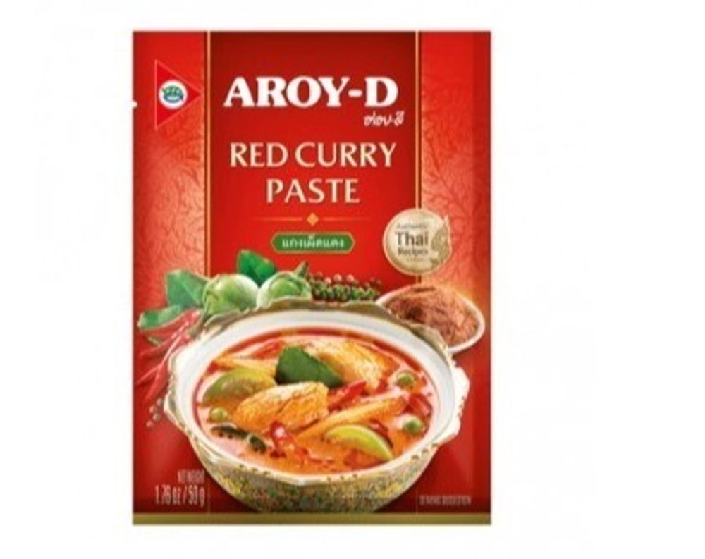 Паста Карри красная AROY-D 50гр