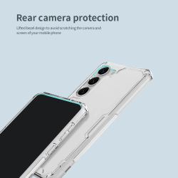 Прозрачный силиконовый чехол Nillkin Nature Pro для Samsung Galaxy S23+