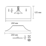 7690/26L AVRA LED SN 581 Светильник металл/акрил/белый LED 26Вт 4000K D260 IP20 CONFY