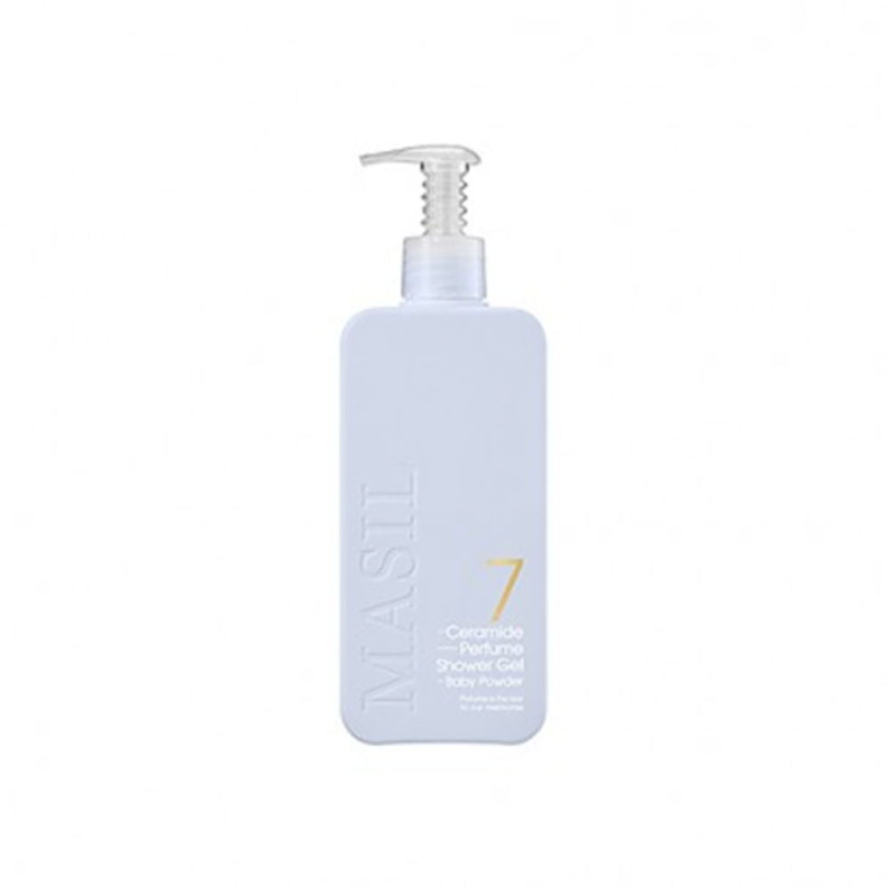 Masil Гель для душа липидный с ароматом детской присыпки - 7 ceramide shower gel baby powder, 300мл