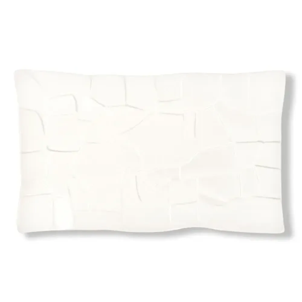 Блюдо прямоугольное 32,5*19,5 см h2 см Texture Style белое фарфор P.L. Proff Cuisine [4]