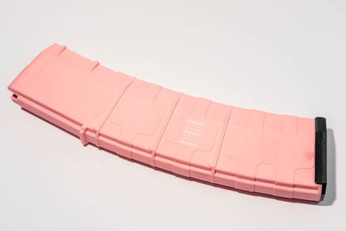 Магазин PufGun для AR-15, 5,56×45 / .223 Rem, 45 патронов, розовый