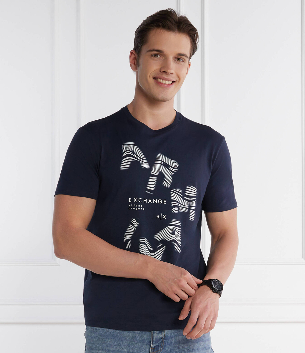 Футболка Armani Exchange - темно-синий(3DZTBE ZJA5Z)