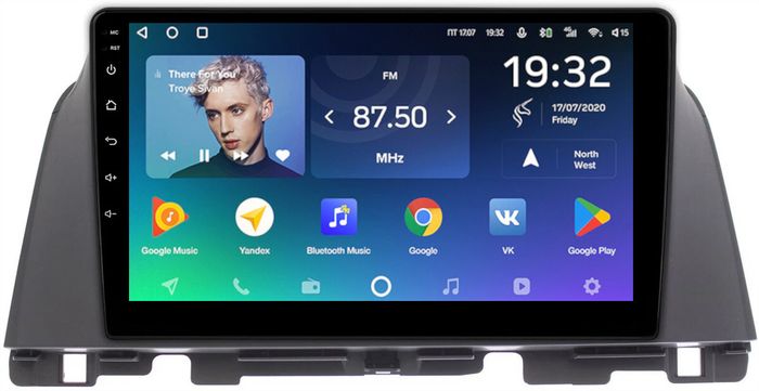 Магнитола для KIA Optima 4 2016-2020 (ШГУ монохром) - Teyes CC2 PLUS монитор 10.1" QLED, Android 10, Быстрая, SIM-слот