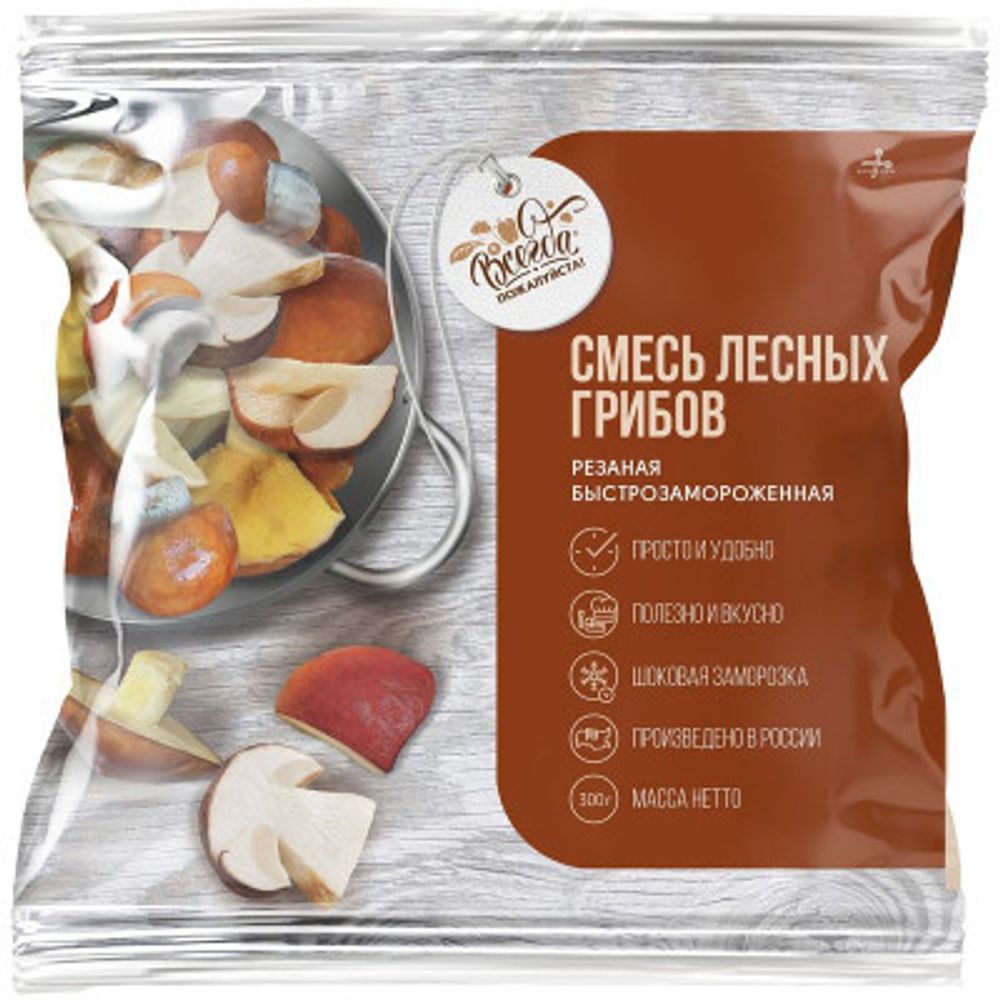 Смесь лесных грибов 300гр ТМ"Всегда пожалуйста" 1/8