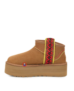 ULTRA MINI BRAID PLATFORM Сhestnut