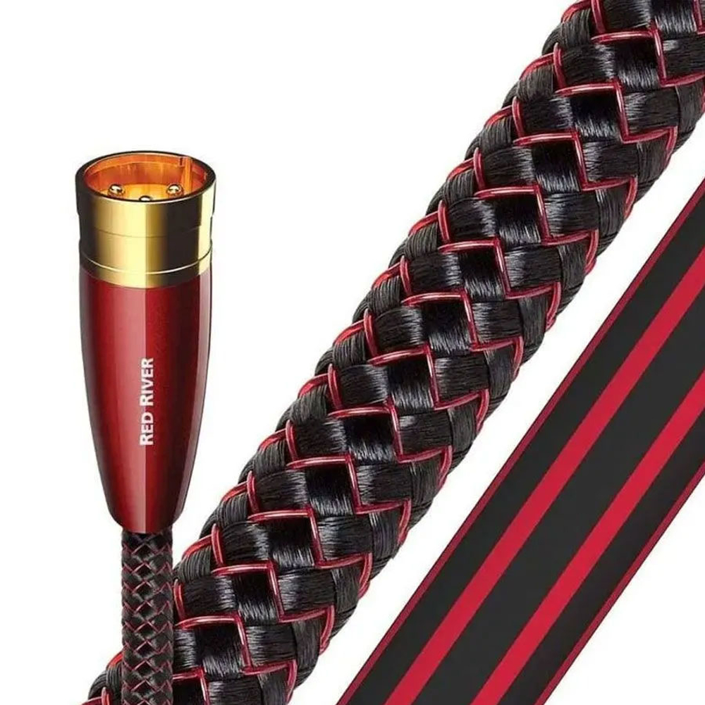 Межблочный аудио кабель AudioQuest Red River XLR-XLR, 1 метр