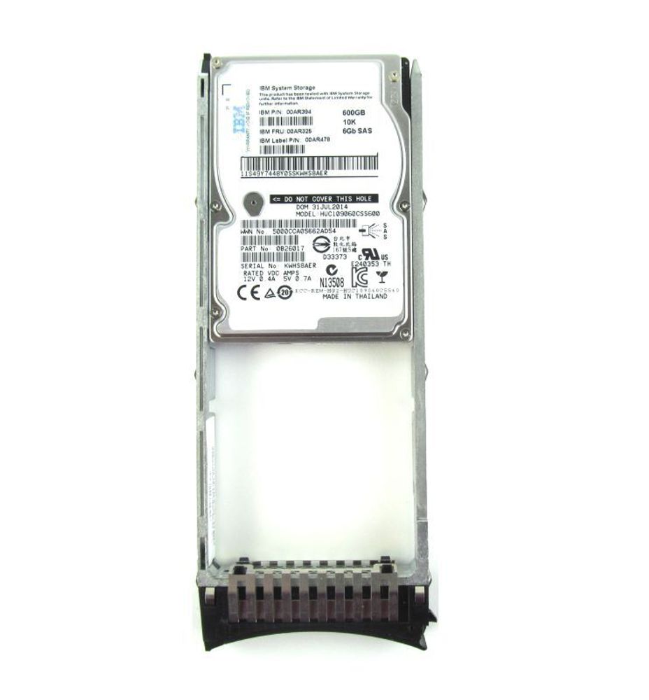 Жесткий диск IBM 2,5" 600Gb SAS 6G DS3524 EXP3524 00Y8859