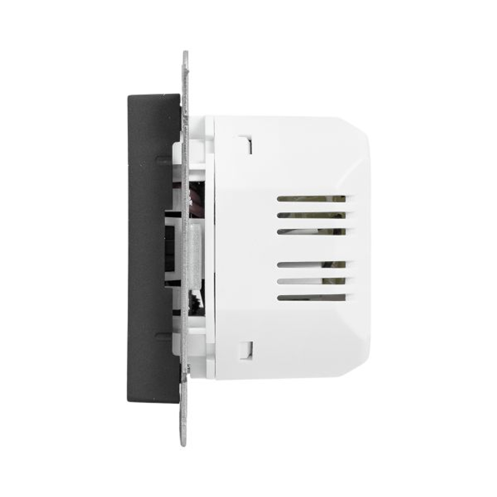 Механизм розетки USB-A+С, чёрный Эпика EKF
