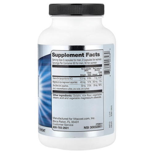 Vitacost, ZMA® Ultra, 180 капсул