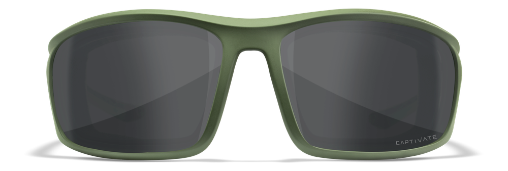 Очки Wiley X GRID Matte Utility Green CAPTIVATE™ Polarized Grey