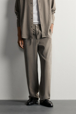 СТРУЯЩИЕСЯ БРЮКИ RELAXED FIT — ZARA