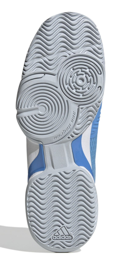 детские Кроссовки теннисные Adidas Barricade 13 K - blue burst/white/halo blue