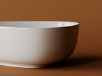 Умывальник чаша накладная ассиметричной формы Ceramicanova Элемент (Element) 455x320x155мм CN5026