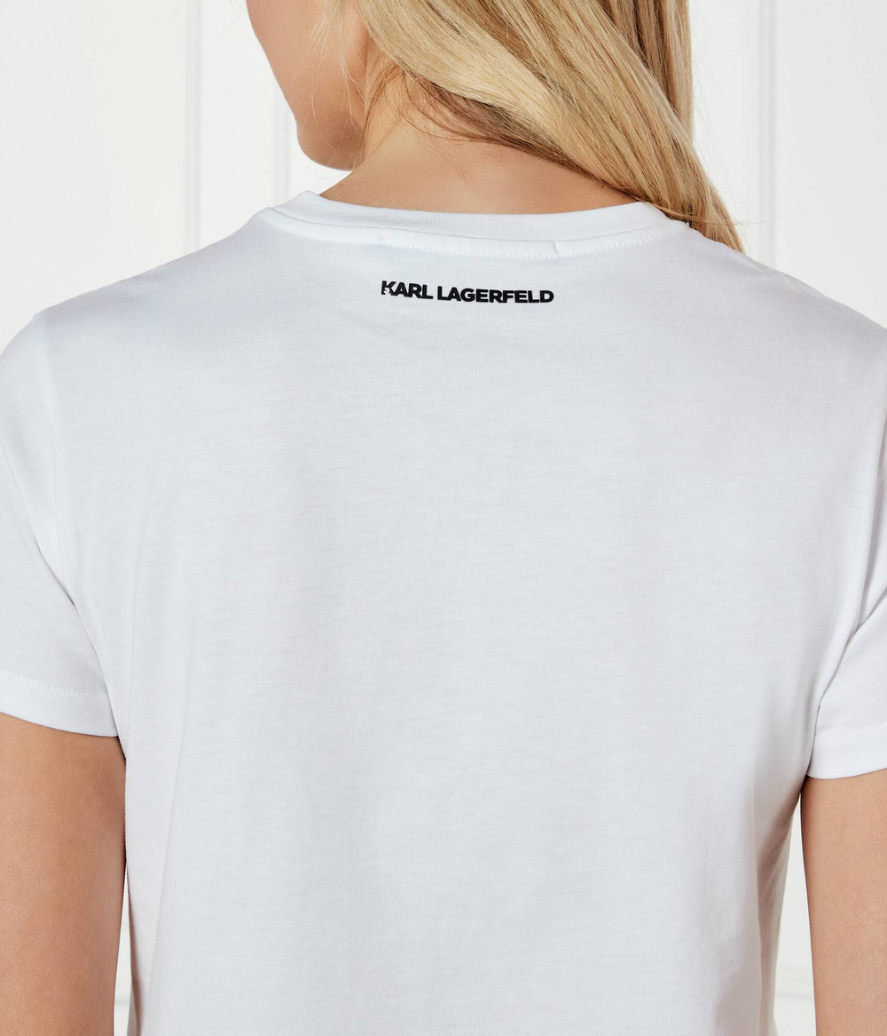 Футболка IKON SEASONAL LOGO Karl Lagerfeld - белый(A1W17124)