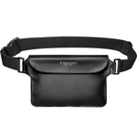 Защитные водонепроницаемые сумка 22x15cm + чехол 20x12cm Spigen A621 UNIVERSAL WATERPROOF CASE & WAIST BAG IPX8 BLACK
