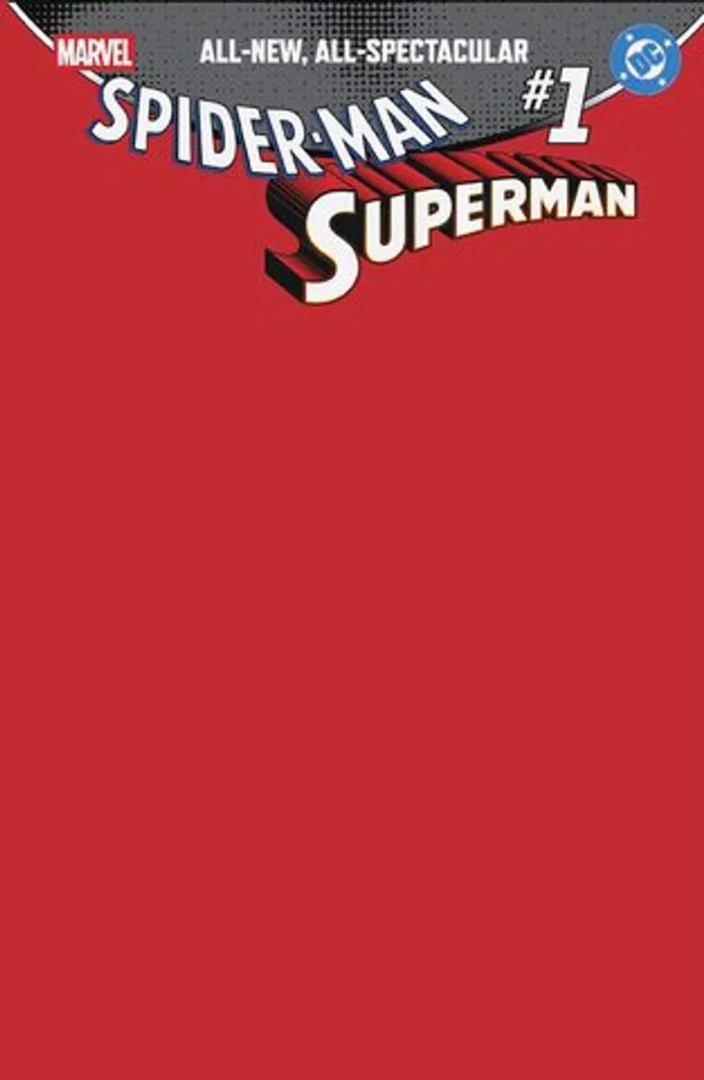 Marvel DC Spider-Man Superman #1 (Cover S) (Blank Cover)