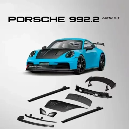 Аэродинамический обвес из карбона для Porsche 911 992.2 Carrera 2025+ Порше