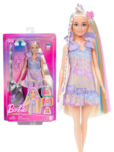 Кукла Барби Волосы Плей JCT72 | Barbie Fun and Fancy Hair | блондинка Mattel | 3+