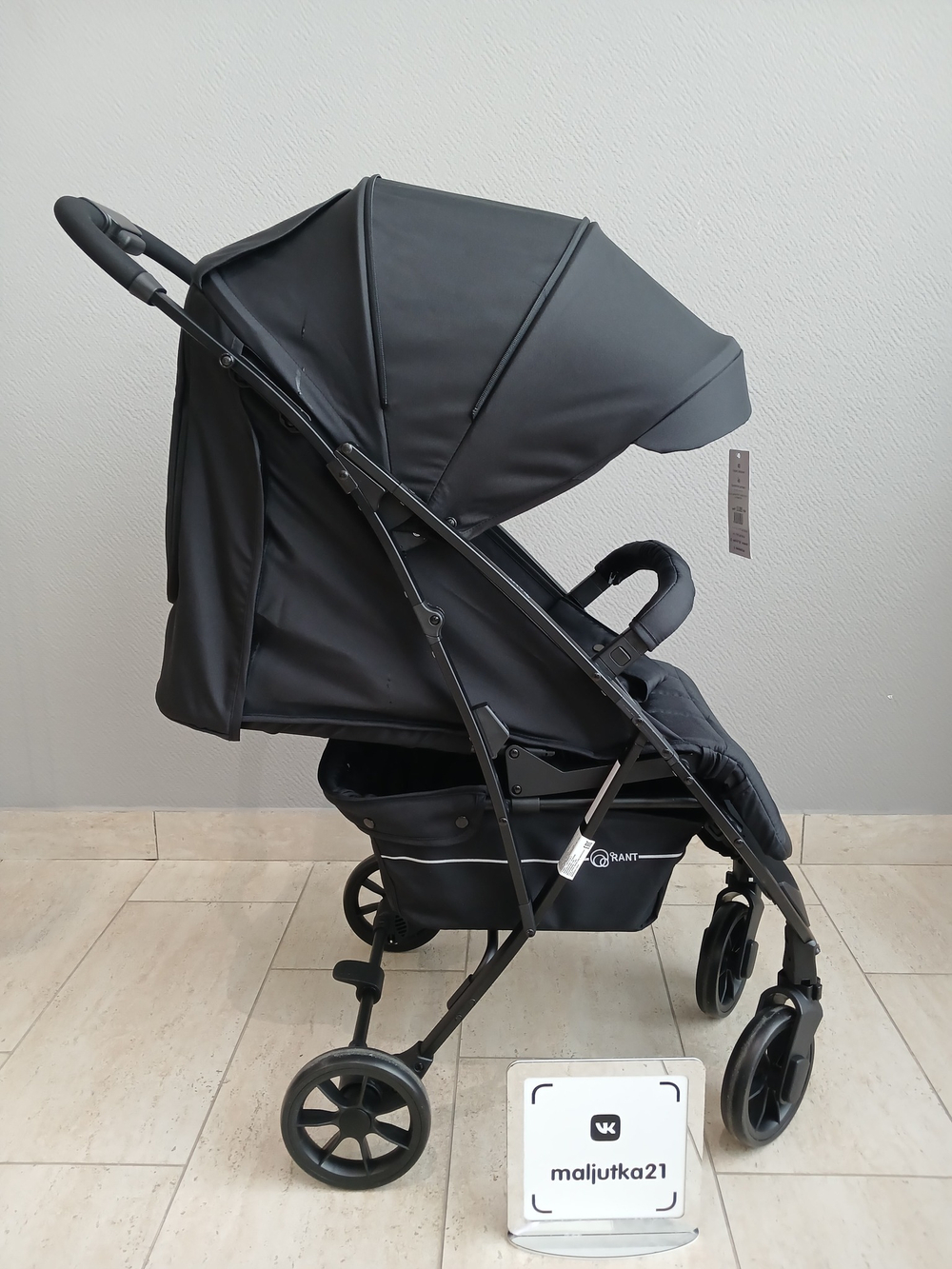 Коляска детская RANT "LARGO" RA054 Onyx Black 2024