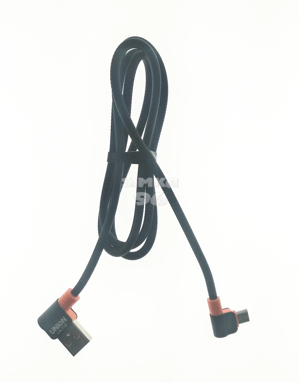 Кабель microUSB Г образный-резина