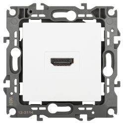Розетка ЭРА Серия 12 12-3114-01М HDMI белый матовый | Эра 12
