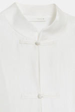 ZW COLLECTION SATIN SHIRT WITH FROG FASTENING — ZARA