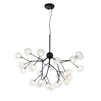 SL376.403.27 Светильник подвесной ST-Luce Черный/Прозрачный, Белый G4 LED 27*2W