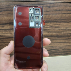 Крышка для Huawei P40 Pro - задняя стеклянная панель "Хорошее качество" (Золотистого цвета)