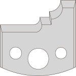 Комплект фрезы насадной F=30 D=100 7 ножей SP +7 огранич. CMT 693.013.01