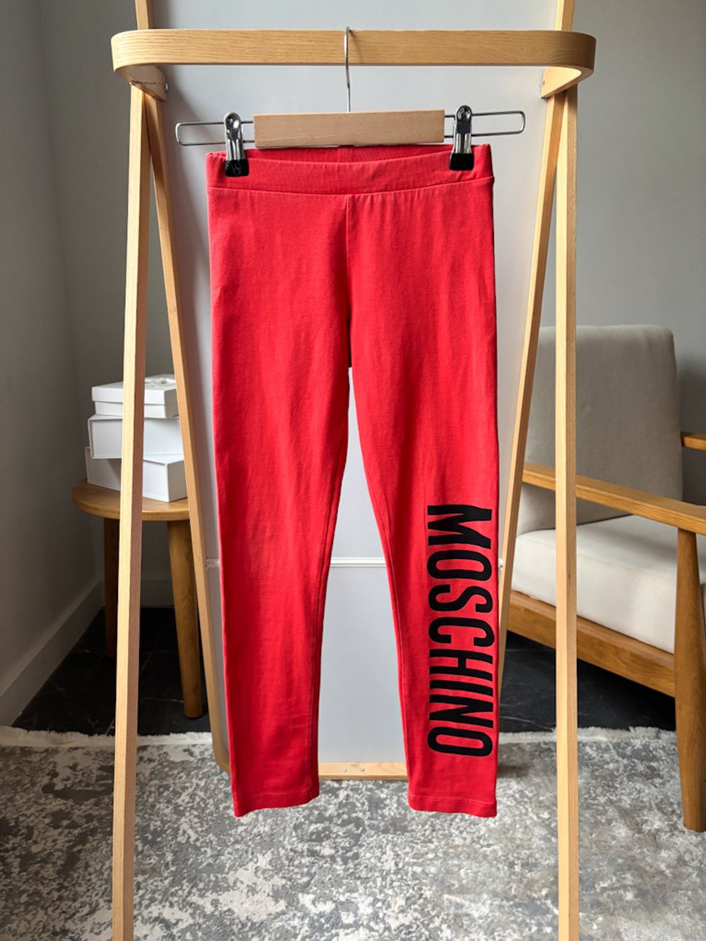 Хлопковые легинсы Moschino, 128