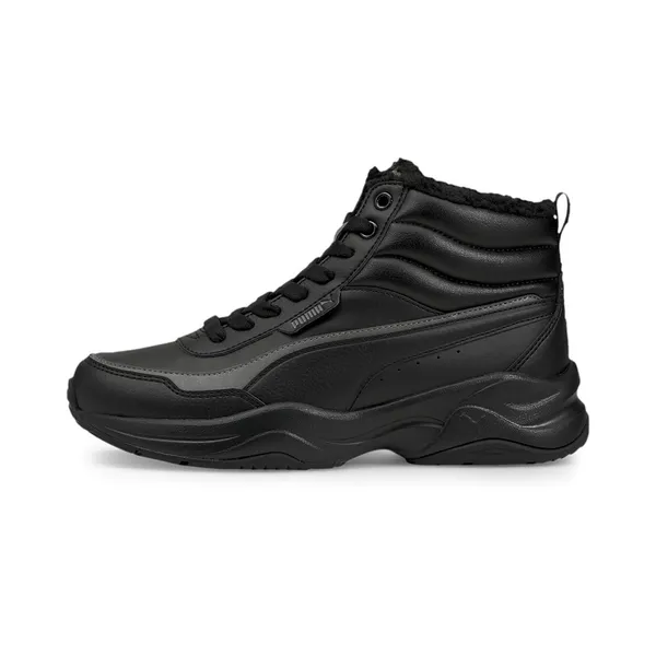 Кроссовки женские PUMA Cilia Mid Metallic Puma Black-CASTLEROCK