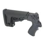 Приклад телескопический со щекой на Бекас 12, 16, DLG Tactical, черный