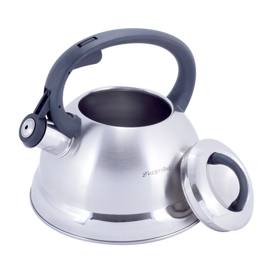 Чайник 2,5 л из нержавеющей стали со свистком Kamille KM-1083