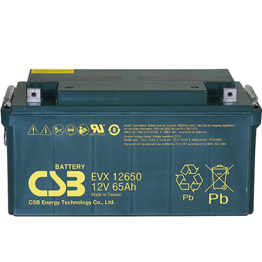Аккумулятор CSB EVX12650 - AGM ( 12В / 65Ач )